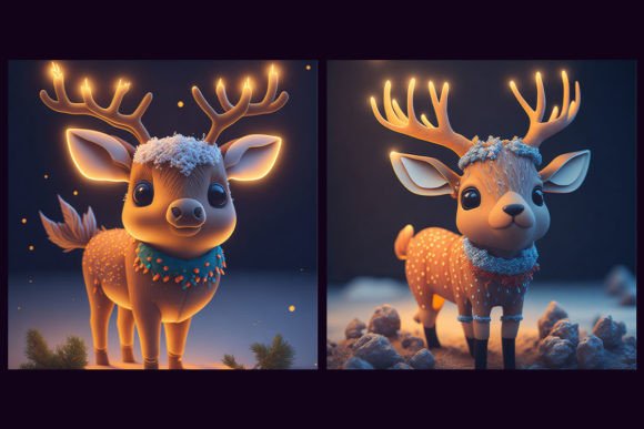 Download Cute_reindeer_cinematic_light - Premium Resources